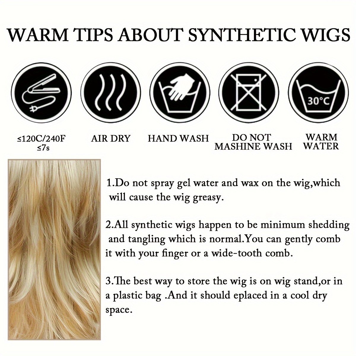 130% Density High-Temperature Fiber Unisex Vintage Blonde Wig, 70s 80s Style Long Straight Hair, Basic Fashion Party Costume with Rose Net Cap