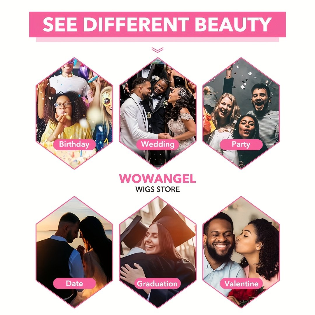 Christmas Big Pixie Cut Wig Human Hair 13x1 Lace Frontal 130% Density Curly Wave 6-inch Natural Black Short Bob Wig for Women - Elegant Style, Versatile for All Ethnicities, Hair Wig